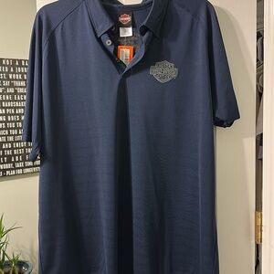 NWT Harley Davidson Golf Shirt